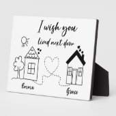 My Best Friend My Soul Sister Birthday Fotoplatte (Seite)