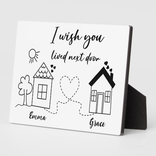 My Best Friend My Soul Sister Birthday Fotoplatte (Seite)