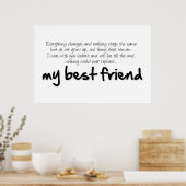 My best friend poster (Küche)