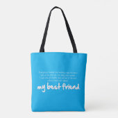 My best friend tasche (Rückseite)