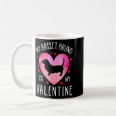 My Bet Hound Is My Valentine Dog Lover Valentin _1 Kaffeetasse (Links)