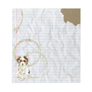 My Biewer Terrier Ate My Lessingplan Notepad Notizblock