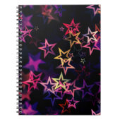 MY black stars NOTEBOOK Notizblock (Vorderseite)