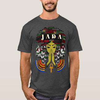 My Blessed Name Is Jada Black Girl Beautiful Name T-Shirt