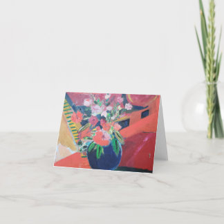 My Blue Cache Pot Dankeskarte