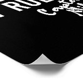 My Boat My Rules Captain Mike Personalized Boating Poster (Ecke)