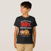 My Body Is 98% Christmas Cookies Funny Monkey Paja T-Shirt (Vorne ganz)