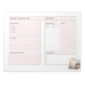 My Book Adventures 40 Seiten Notepad Notizblock (Vorderseite)