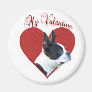 My Boston Terrier Valentine Magnet