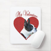 My Boston Terrier Valentine Mousepad (Mit Mouse)