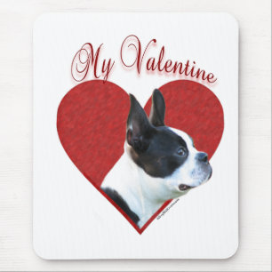 My Boston Terrier Valentine Mousepad