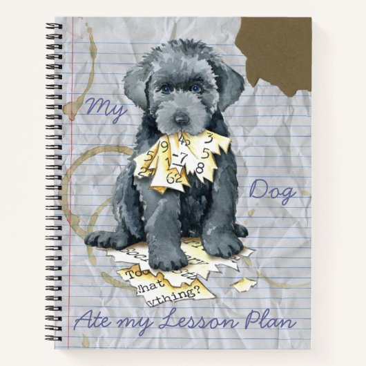 My Bouvier Ate my Lesson Plan Notebook Notizblock (Vorderseite)