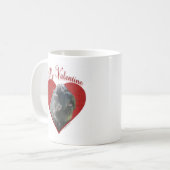 My Bouvier des Flandres Valentine Kaffeetasse (Vorderseite Links)
