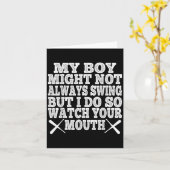 My Boy May Not Always Swing But I Do So Watch Your Karte (Gelbe Blume)