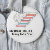 My Brain Has Too Many Tabs Open Button (Beispiel)