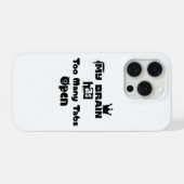 My Brain Has Too Many Tabs Open iPhone Hülle (Rückseite (Horizontal))