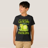 My Brain Is Lacking Funny Unhinged Adult Meme Brai T-Shirt (Vorne ganz)