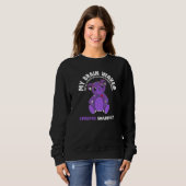My Brain Waves Are So Powerful Epilepsy Warrior Sweatshirt (Vorne ganz)