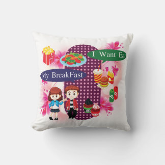 My Breakfast Pillow Kissen