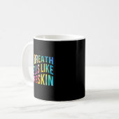 My Breath Smells Like Foreskin Funny Adult Humor D Kaffeetasse (Vorderseite Links)