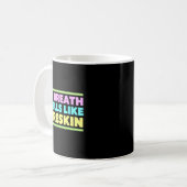 My Breath Smells Like Foreskin Funny Adult Humor Kaffeetasse (Vorderseite Links)