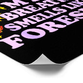 My Breath Smells Like Foreskin Poster (Ecke)