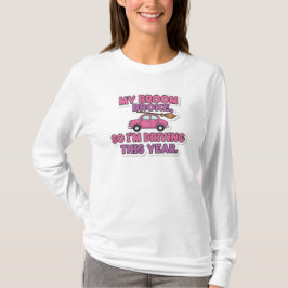 My Broom Broke Funny Witch Quote | Halloween Humor T-Shirt