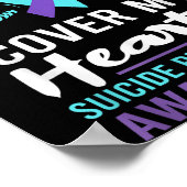 My Brother's Wings Cover Heart Suicide Awareness R Poster (Ecke)