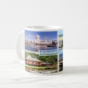MY Brunei - Indonesien - Borneo - Moschee Omar Ali Kaffeetasse