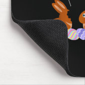 My Butt Hurts Chocolate Bunny Easter Funny  Mousepad (Ecke)