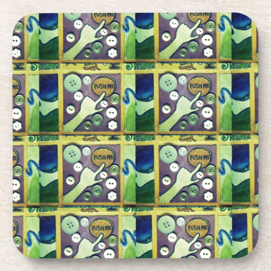 My Button.png Getränkeuntersetzer (Vorderseite)