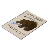 "My Camp Journal" Spiral Custom Journal Notebook Notizblock (Linke Seite)