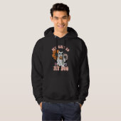 My Cat Is My Boo Groovy Ghost Cat Spooky Halloween Hoodie (Vorne ganz)