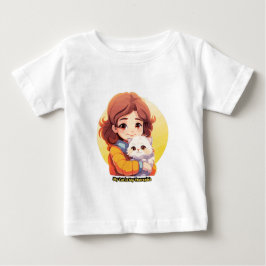 My Cat is My Therapist – Cute Comfort Cat Baby T-shirt