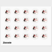 My Cat is My Valentine Sticker – Cat Silhouette (Blatt)