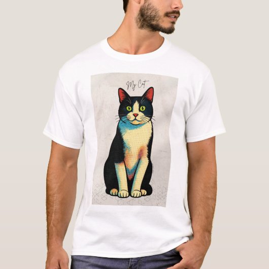 My cat Tshort T-Shirt (Vorderseite)