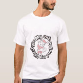 My Cat Upgraded My Lifestyle – Cute Cat Design T-Shirt (Vorderseite)