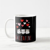My Cats Are My Valentine Cat Valentines Day 3 Kaffeetasse (Links)