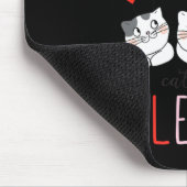 My Cats Are My Valentine Cat Valentines Day 3 Mousepad (Ecke)