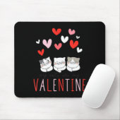My Cats Are My Valentine Cat Valentines Day 3 Mousepad (Mit Mouse)