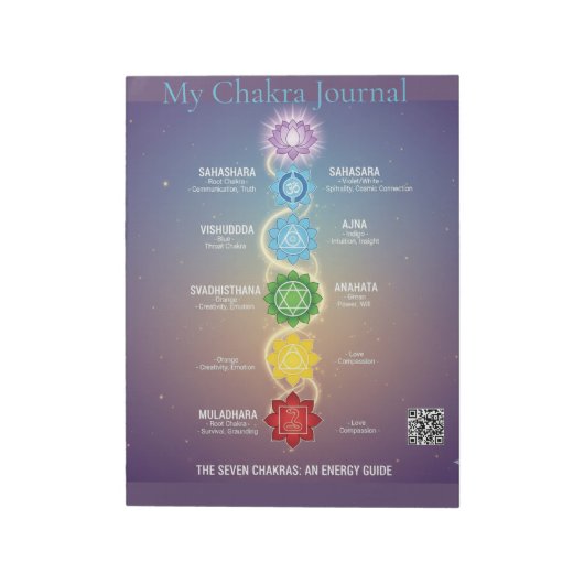 My Chakra Journal Notepad Notizblock (Rotiert)