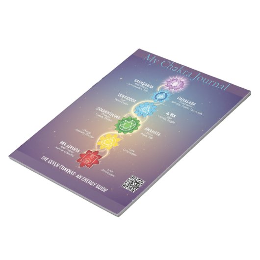 My Chakra Journal Notepad Notizblock (angewinkelt)