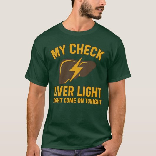 My Check Liver Light T-Shirt (Vorderseite)