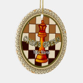 My Chess Queen Keramik Ornament (Rechts)