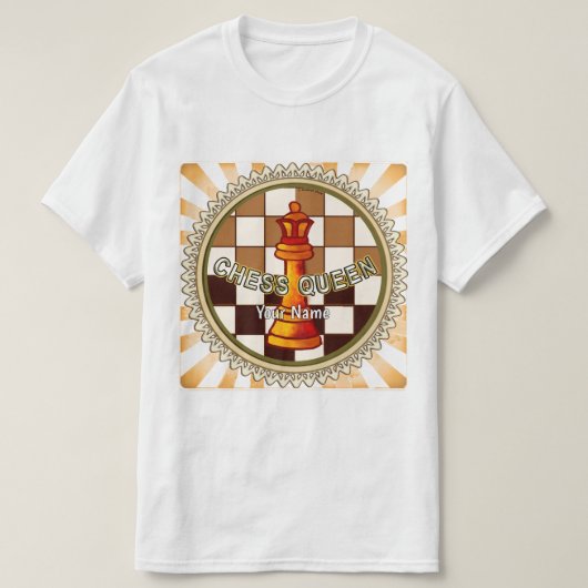 My Chess Queen T-Shirt (Design vorne)