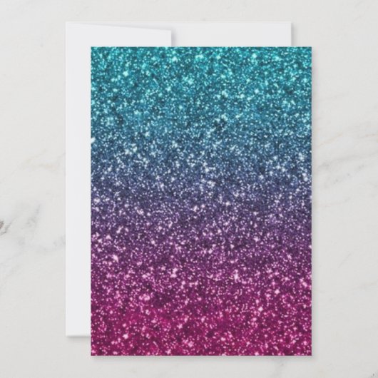 My child's birthday invitation card einladung (Rückseite)