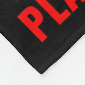 My Christmas Flute Playing Shirt Santa Instrumenta Fleecedecke (Ecke)