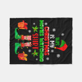 My Christmas Movies Watching Shirt Cute Elf Costum Fleecedecke (Vorderseite (Horizontal))