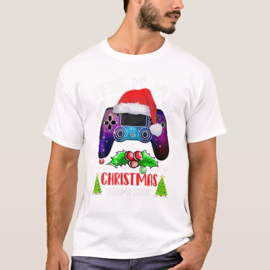 My Christmas Pajama Santa T-Shirt (Vorderseite)