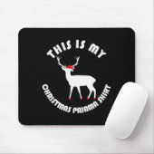 My Christmas Pajamas Cool Funny Pjs For Women Men  Mousepad (Mit Mouse)